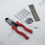 100Pk ELECTRIC METER SECURITY SEALS & WIRES TAMPER PROOF & SEALING CRIMPING TOOL