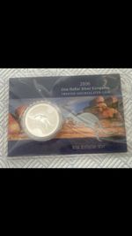 2006 Australia $1 Silver Kangaroo – Joey in Pouch – 1oz Frosted Unc – Sealed 