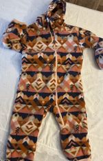 Columbia Baby Snowtop II Fleece Bunting Peach Girls 12-18 M Southwestern Aztec