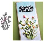 Flower Bush Metal Cutting Die Card Making Scrapbooking Paper Crafts UK