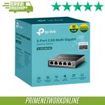 TP-Link TL-SG105S-M2 5-Port 2.5G Multi-Gigabit Desktop Switch 100% GENUINE NEW