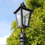 70cm Black Victorian Lantern or Replacement Lamp Post Top
