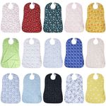 Waterproof Comfortable Adult Bibs Exquisite Elderly Eating Bib Reusable Clothing