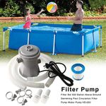 Swimming Pool Electric Filter Pump Paddling Pool Water Flowclear 15W 300gal/H UK
