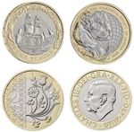 2026 £2 Two pound coins ZSL Zoo, HMS Beagle, National Flowers UK Royal Mint BUNC