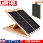 Wooden Slant Board Calf Stretcher Folded for Yoga Workout Calf Incline Board UK