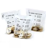 PLASTIC COIN BAGS - MONEY BANK BAGS NO MIXED COINS CHANGE  .  Pack of 260 bag  