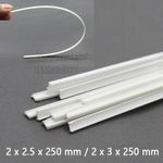 ABS Styrene Plastic I Beam Girder Rolled Steel Joist Section Model Building DIY