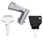 3PCS Master Plant Keys Set for JCB Ignition Switch Battery Isolator Disconnect