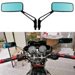 Motorcycle Rectangle Rearview Side Mirrors For Yamaha XJ 600 650 700 750 550 400