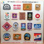 1995 Ltd Edition 94 of 500 World Jamboree Patch Set Boy Scouts of Netherlands