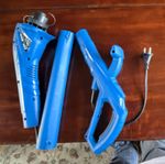 Hyundai Blue Corded Electric Strimmer  with Mains Plug & Spool Head 25 cm  New