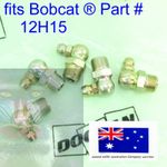 5 x for Bobcat Grease Nipple Zerk Lube Hydraulic Cylinder Ram 90 Degrees 12H15