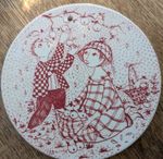 Bjørn Wiinblad Wall Plates For  Nymolle. “October” PARADISE