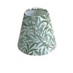 William Morris Candle Clip Handmade Lampshade with Willow Bough