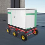 1200LB All-Terrain Mover Heavy Duty Furniture Dolly 6-Wheel All-Terrain Mover
