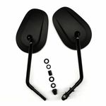 Black Motorcycle Long Stem Side Mirrors For Harley Davidson Sporster 1200 883 UK