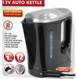 12V Volt 170W Car Van Fast Boil Water Electric Travel Kettle Black 0.8L bnib