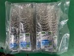 MyGlee Metal Double Roller Glide Shower Curtain Ring (Nickel)