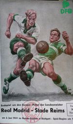 1959 European Cup Final Match Programme - Real Madrid V Stade Reims  - 3/6/59