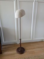Antique Milliners Canvas Hat Block Haberdashery Shop Display Wooden Adjust Stand
