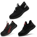 Mens Womens Lightweight Safety Shoes Steel Toe Cap Work Boots Trainers Hiking UK