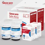 Sinocare Diabetes Test Strips for Safe Accu Blood Glucose Monitor