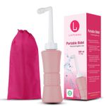 laphang Portable Bidet 500ml Purple Peri Bottle with Waterproof Pouch and Cap
