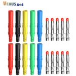 Safety 4mm Shrouded Banana Plug Copper Solder Type DIY Test Lead Connector