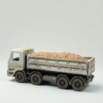 PAINTED & WEATHERED - N Scale Gauge 8x8 Tipper Truck Lorry Dump  (Quarry Scrap)
