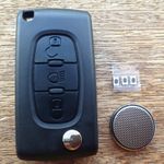FOR Citroen Dispatch Grand Picasso 3 Button Flip Key Fob Case Repair Kit C4lsng