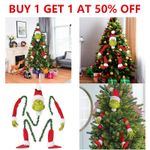 Grinch Arm Leg Head Ornaments Holder Christmas Tree Decorations Xmas Party Gift