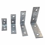 SMALL / LARGE STEEL RIGHT ANGLE BRACKET 25/30/40/50/60/80  L Corner Repair Brace