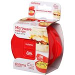 Sistema Easy Eggs Microwave Egg Cooker 270 ml Egg Poacher with Steam Release