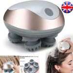 Electric Scalp Massager Head Massager Waterproof Massager 3 Kneading Modes