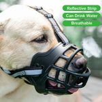 Can Drink Water Adjustable Dog Muzzle Anti-Biting Dog Mouth Cover Fashion