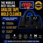 VHS Mold Cleaner Betamax Analog Tape Removal System w/Vacuum for Mold Capture!