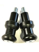 TRIUMPH TIGER 900 GT 2019-2025  PADDOCK STAND CRASH BOBBINS M8 COTTON REEL BLACK