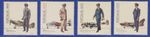 Portugal 1984 Portuguese Military Uniforms Air Force Mi. No. 1621-1624 **