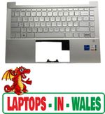 OOS TESTED HP Pavilion 14-DV2504sa UK Keyboard Palmrest Touchpad Cover i5 REV:3C