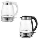 Vencier 1.7L Glass Electric Kettle 2200W Fast Boil Cordless White BPA-Free New