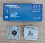 Renata Watch Battery 371 SR920SW Swiss Longest expiry