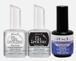 IBD LED/UV TOP AND BASE & POWER BOND Just Gel Soak Off Gel Nail Gel Bonder 14ml