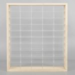Wood 1:64 Toy Car Wall Shelf Hot wheels Matchbox Compatible Acrylic Display Case