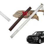 Multifunctional Stainless Steel Heavy Duty Ruler(Unit of Measurement: Inch & Cm)