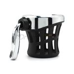 Chrome Cup Holder Handlebar Mount Drink Bottle Basket for Honda Gold Wing GL1800