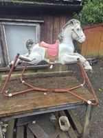 Vintage MOBO prairie king Metal Rocking Horse  ORGINAL 