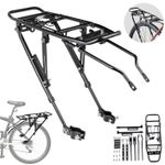 Heavy Duty Bike Rear Pannier Rack Bike Luggage Rack Carrier Bag Rack Cargo Rack