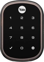 Yale LiftMaster Smart Touchscreen Deadbolt Bluetooth myQ Dark Bronze Black