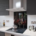 Glass Splashbacks 3 Glasses Of Wine Glass and Accessories - By Premier Range